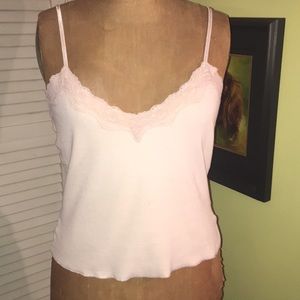 Peach crop top